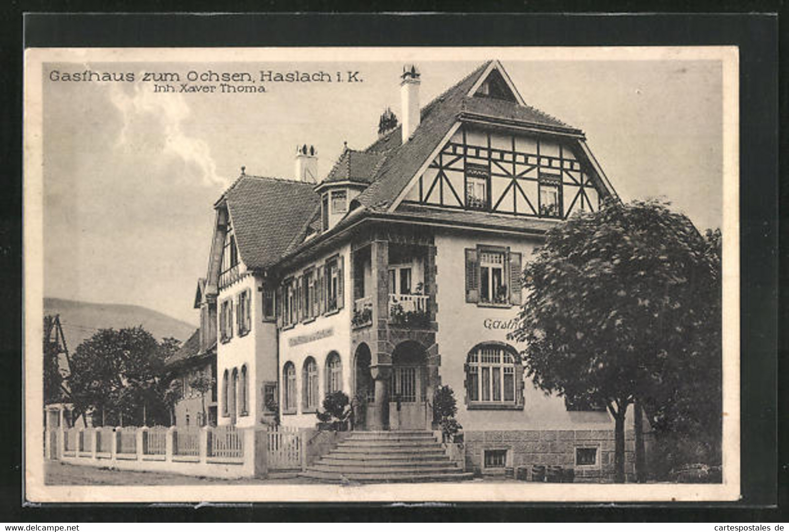 AK Haslach I. K., Gasthaus Zum Ochsen - Haslach