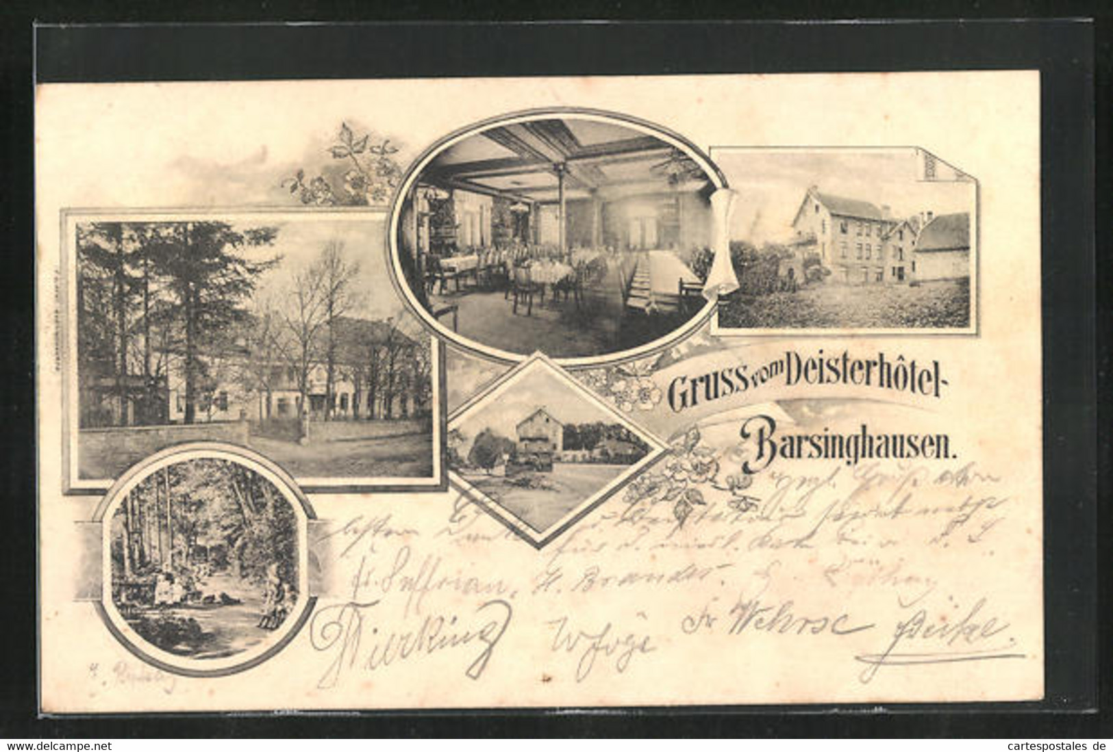 AK Barsinghausen, Deisterhotel, Speisesaal, Garten - Barsinghausen