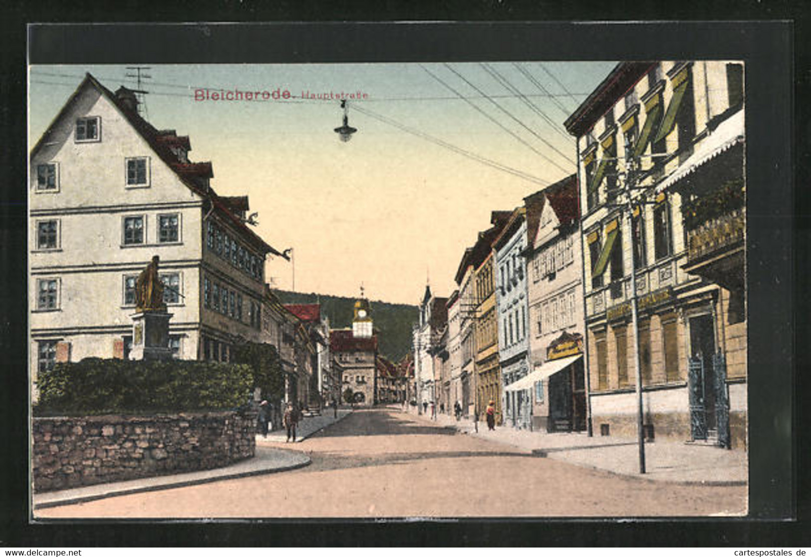 AK Bleicherode, Denkmal In Der Hauptstrasse - Bleicherode