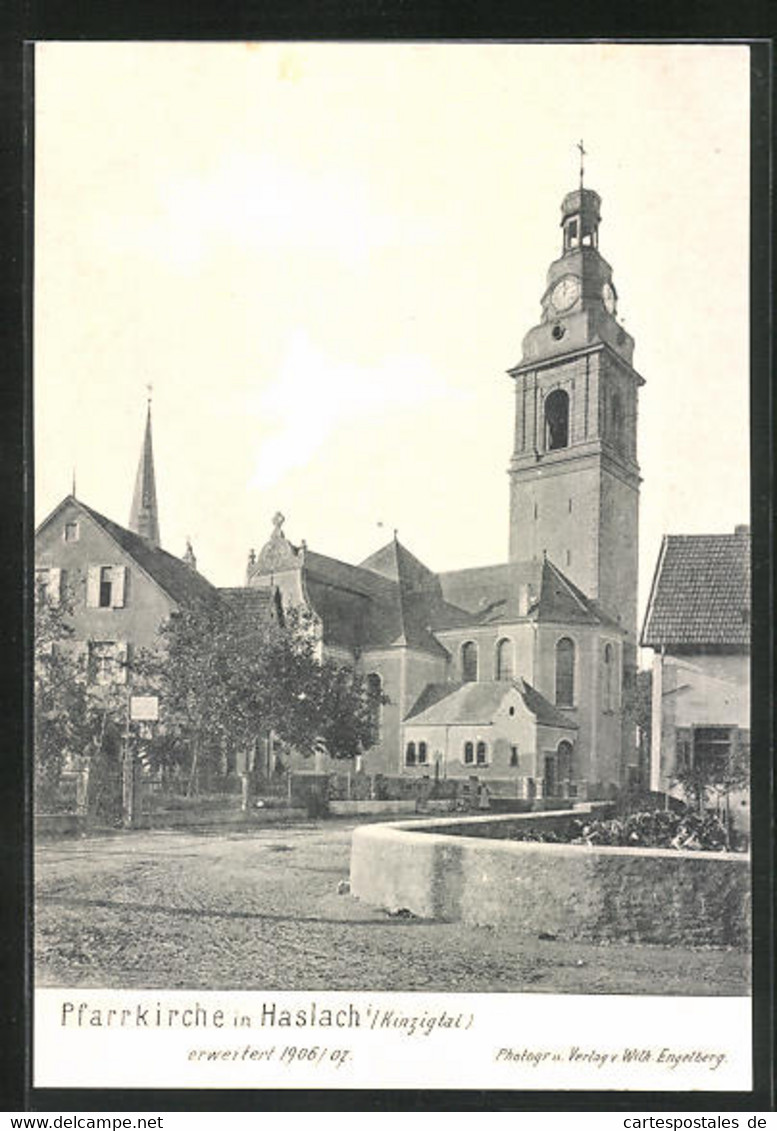 AK Haslach /Kinzigtal, Blick Zur Pfarrkirche - Haslach