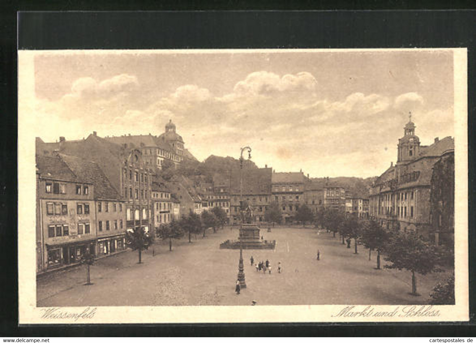 AK Weissenfels, Markt Und Schloss - Weissenfels