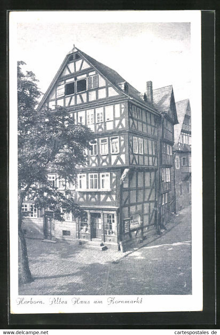 AK Herborn, Altes Haus Am Kornmarkt - Herborn