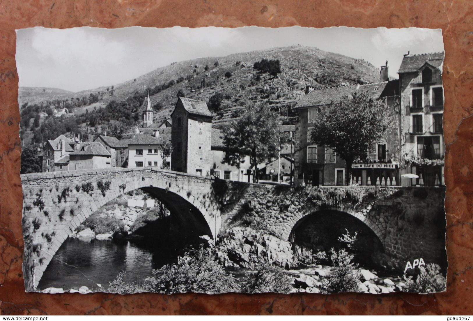 PONT DE MONTVERT (48) - LE GRAND PONT - L'HORLOGE ET "LOU RON DE MOUNTAL" - Le Pont De Montvert