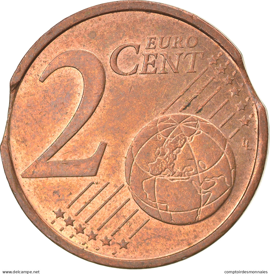 République Fédérale Allemande, 2 Euro Cent, 2004, Karlsruhe, Error Double - Variétés Et Curiosités