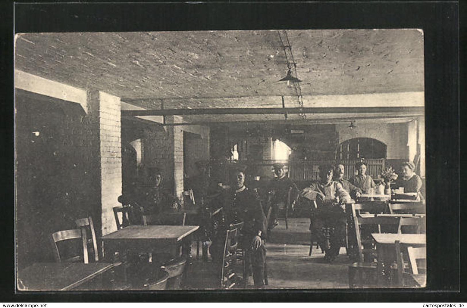 AK Berlin-Zehlendorf, Kantine Des Ers.-Batl. Res. Ers.-Inf.-Regt. 1., Südschule - Zehlendorf