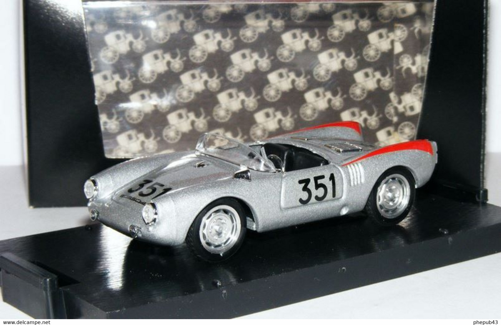 Porsche 550 RS Spyder - Hermann/Linge - Mille Miglia 1954 #351 - Brumm - Brumm