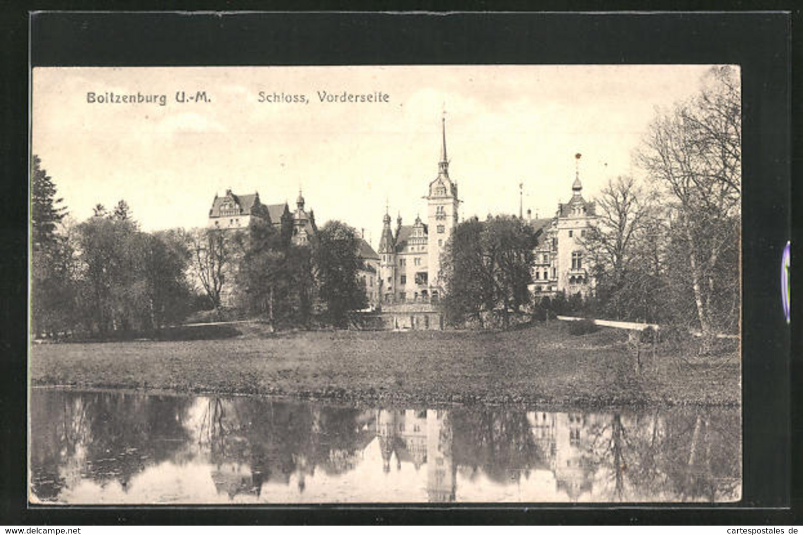 AK Boitzenburg /U.-M., Schloss, Vorderseite - Boitzenburg