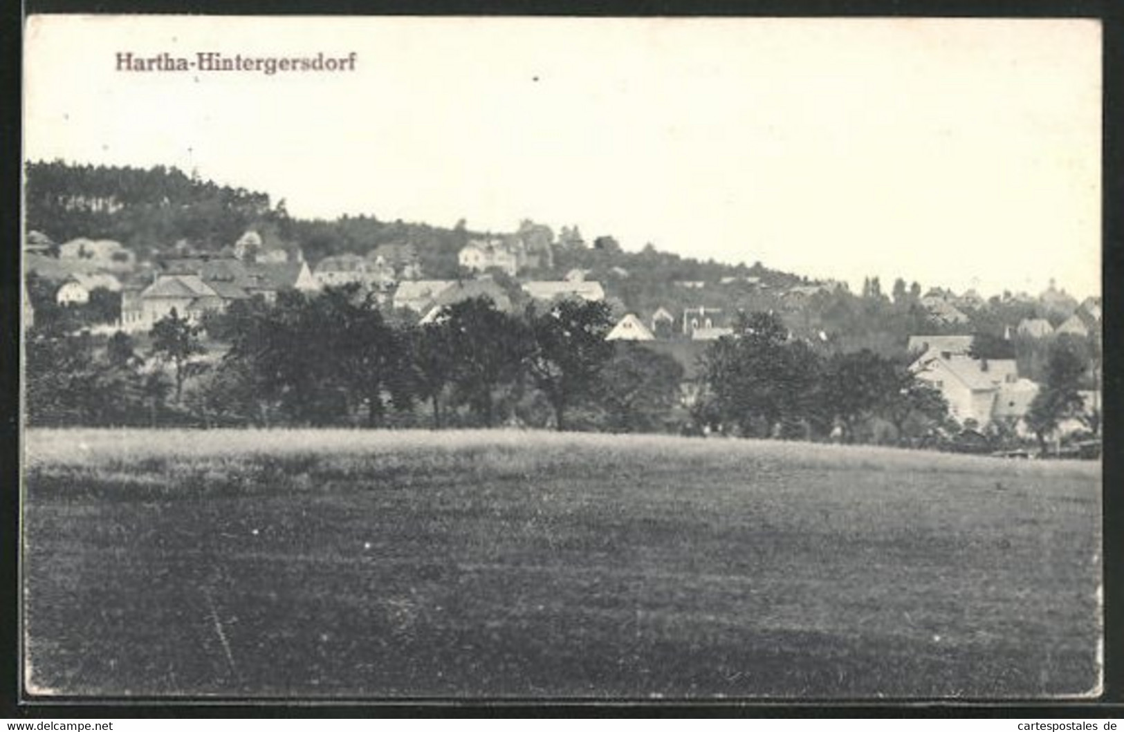 AK Hartha-Hintergersdorf, Ortspartie - Hartha