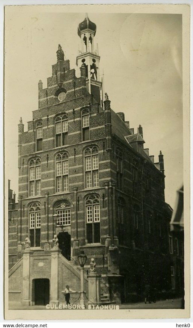 Culemborg Stadhuis Oude Fotokaart Bromografia 59 - Culemborg