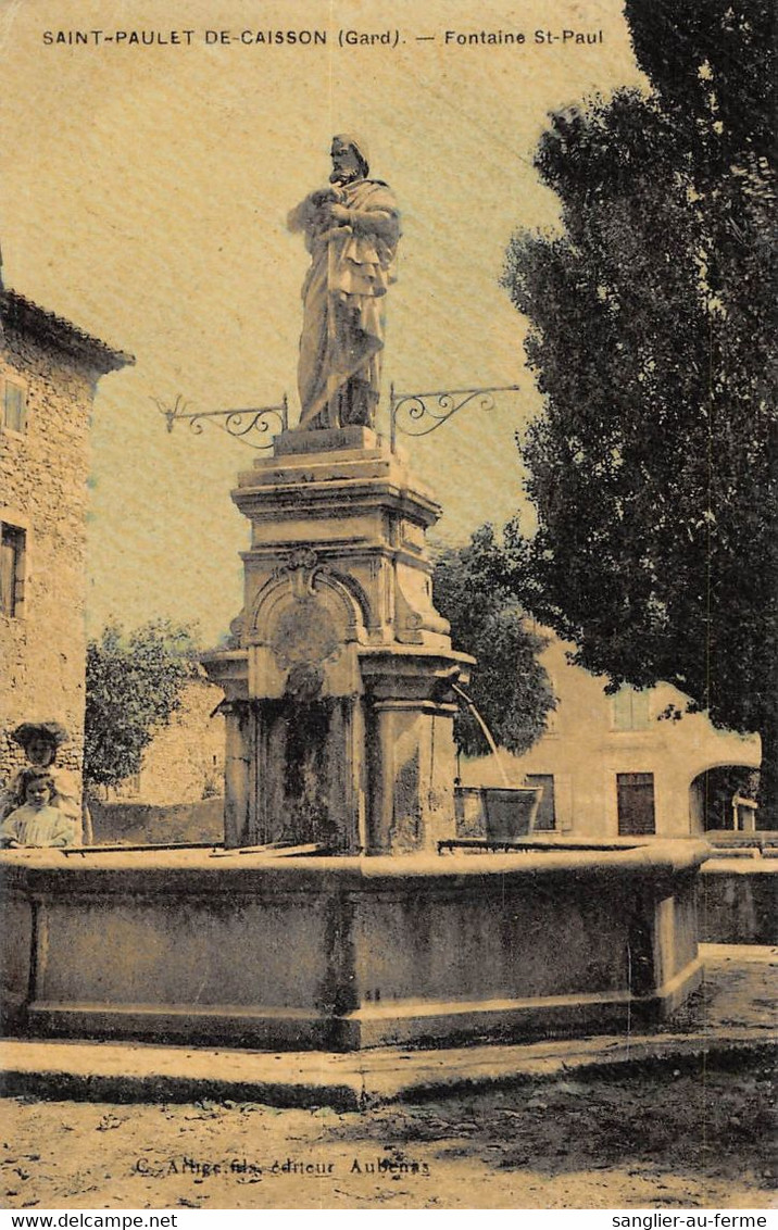 CPA 30 SAINT PAULET DE CAISSON FONTAINE ST PAUL - Altri & Non Classificati