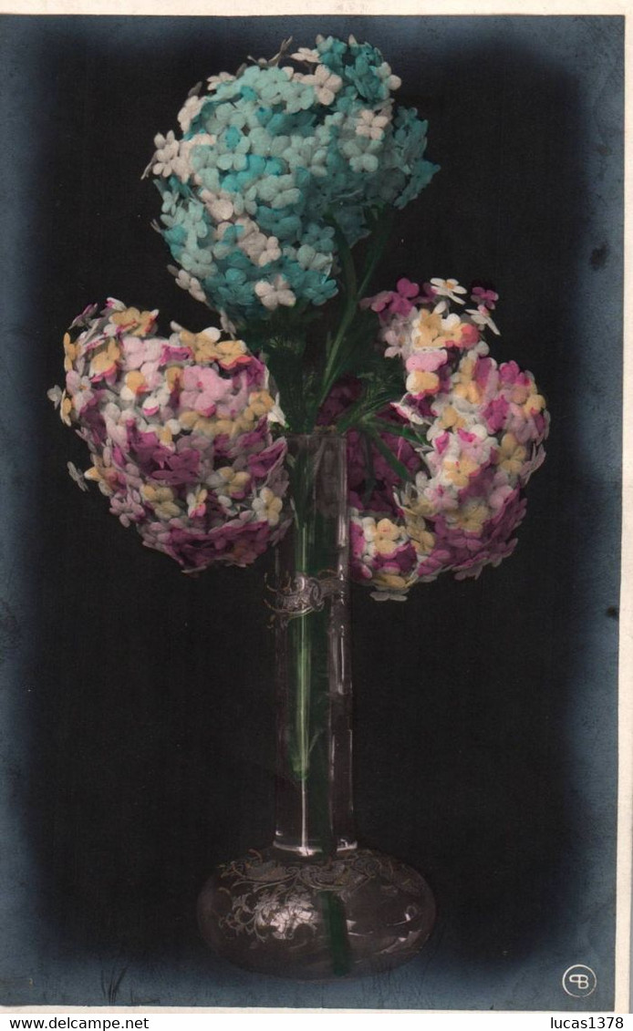 TRES JOLIE CARTE / FLEUR   / HORTENSIA  / DANS VASE ART DECO / GALLE DAUM ...... - Kunstvoorwerpen