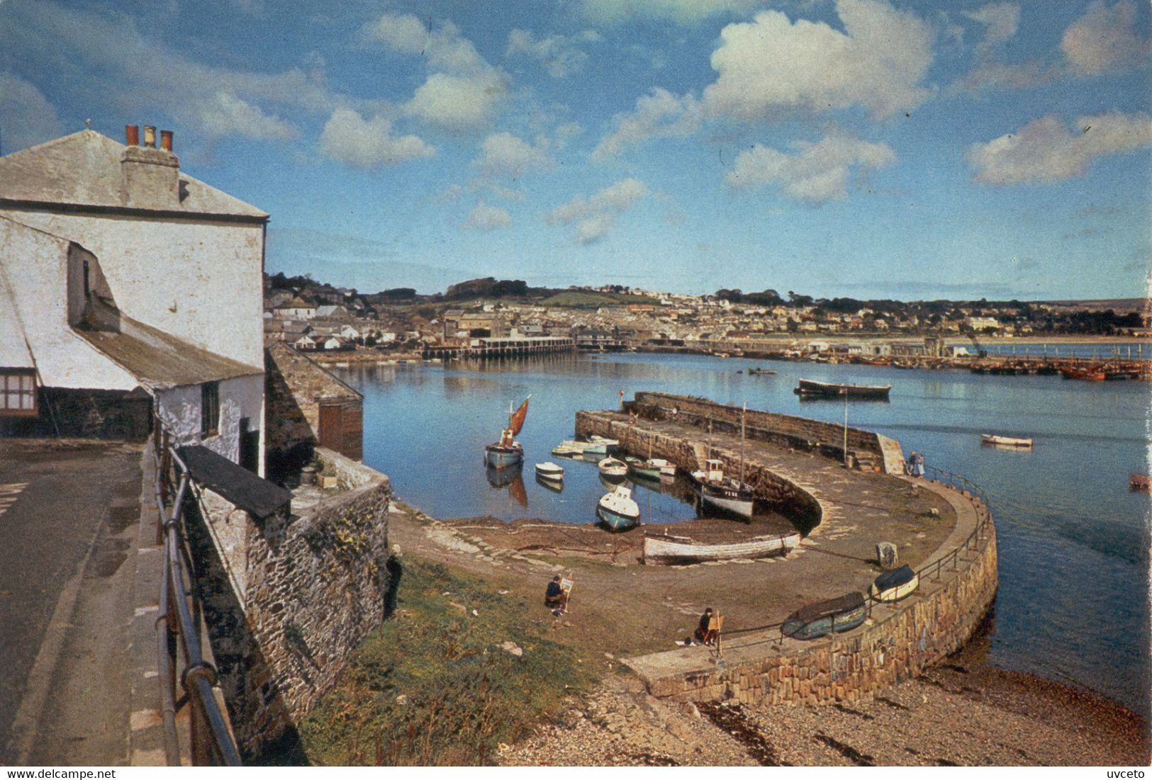 A38d United Kingdom, Cornwall, General View Of Newlyn - Scilly Isles