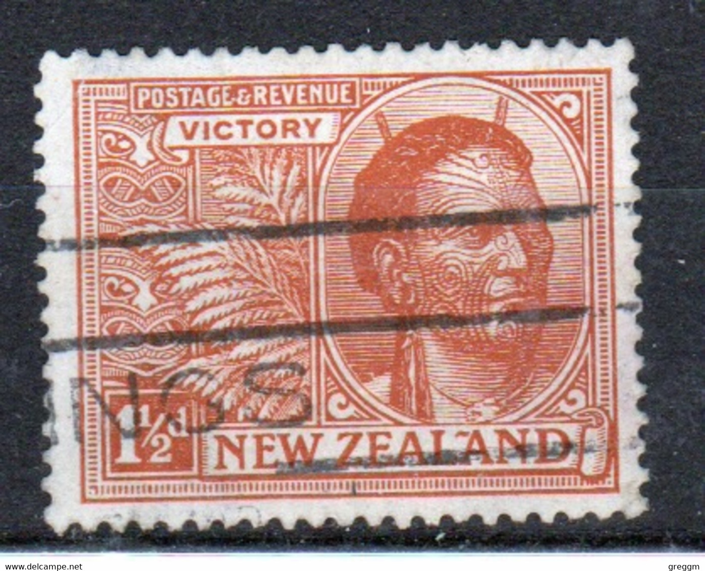 New Zealand 1920 King George V 1½d  Stamp From The Victory Set In Fine Used - Oblitérés