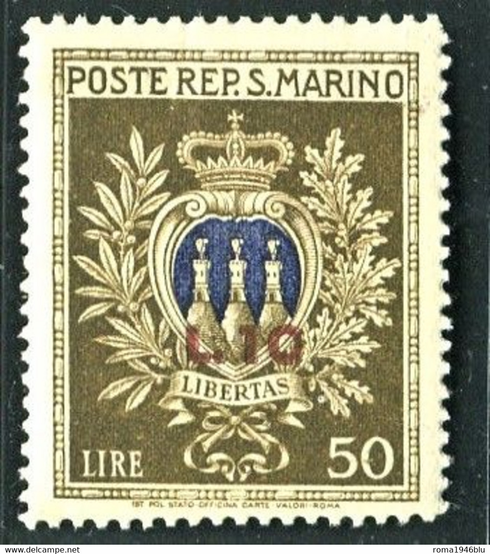 SAN MARINO 1946 PRO OPERA ASSISTENZA SOP.TO ** MNH - Unused Stamps