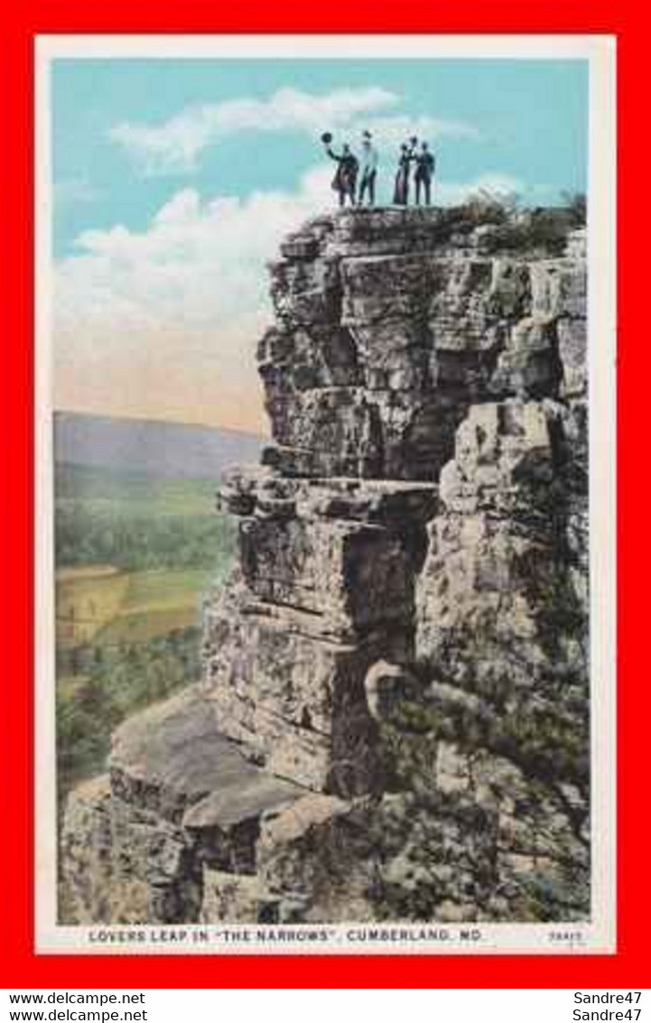 3 CPA  ETATS-UNIS. Royal Gorge, Colorado / The Narrows, Cumberland / Valley And Lovers Leap, Frostburg .*5268 - Rocky Mountains