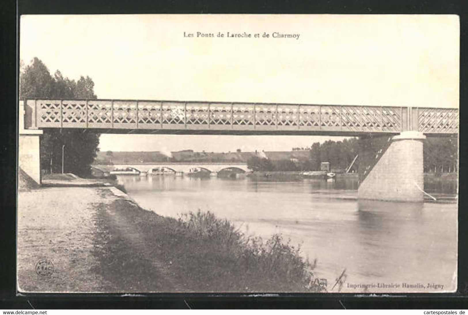 CPA Charmoy, Les Ponts De Laroche - Charmoy