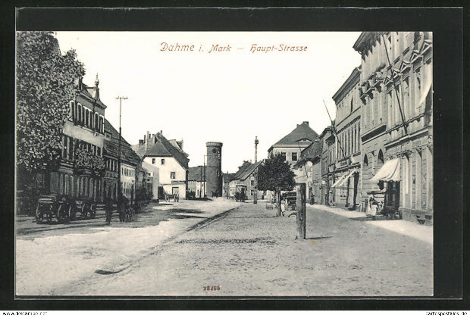 AK Dahme I. Mark, Haupt-Strasse Im Sonnenschein - Dahme