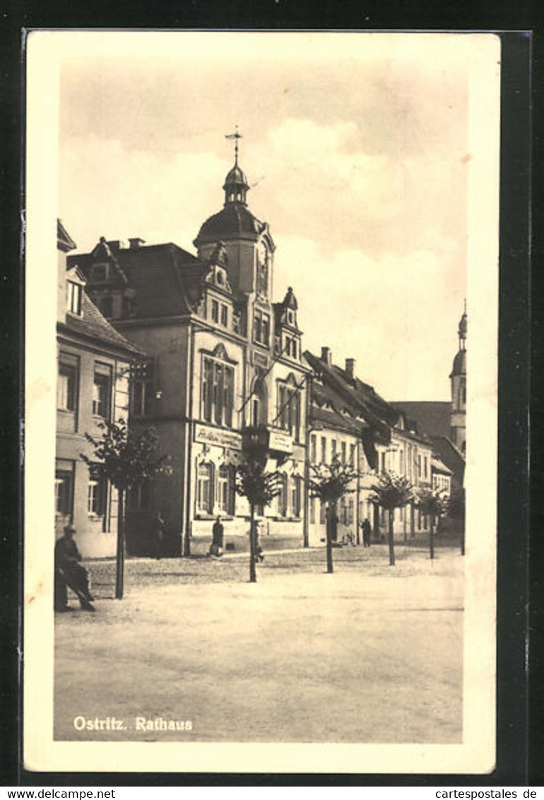 AK Ostritz, Rathaus - Ostritz (Oberlausitz)
