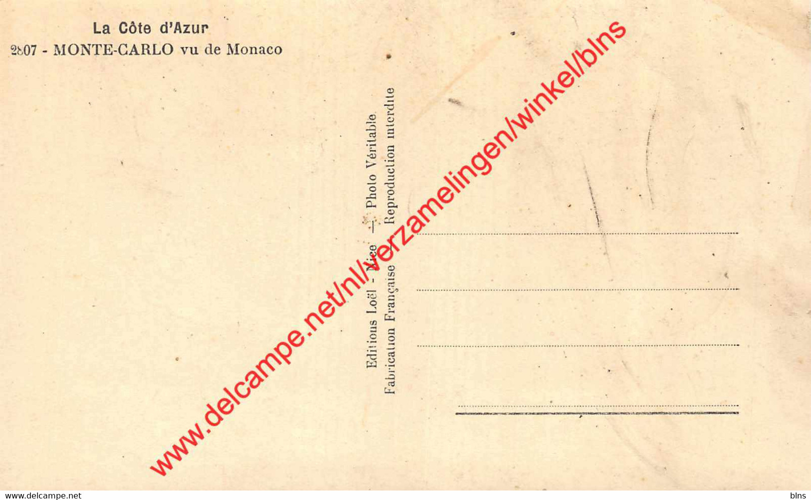 Monte-Carlo - Monaco - Monaco - Autres & Non Classés