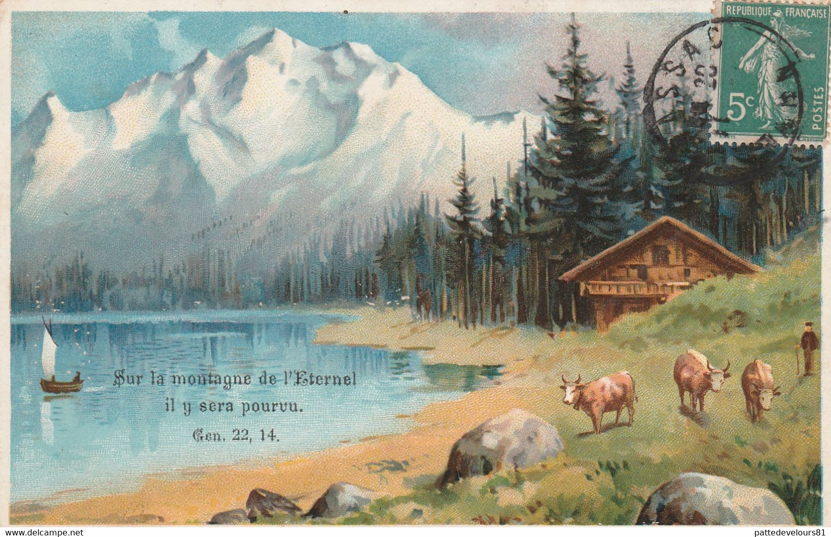 CPA (81) Paysage Montagne Génèse 22, 14 Souvenir De La Fête De La Jeunesse Chrétienne De BRASSAC 07/1911   2 Scans - Brassac