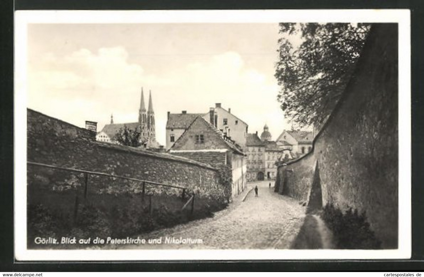 AK Görlitz, Blick Auf Die Peterskirche Und Nikolaiturm - Goerlitz