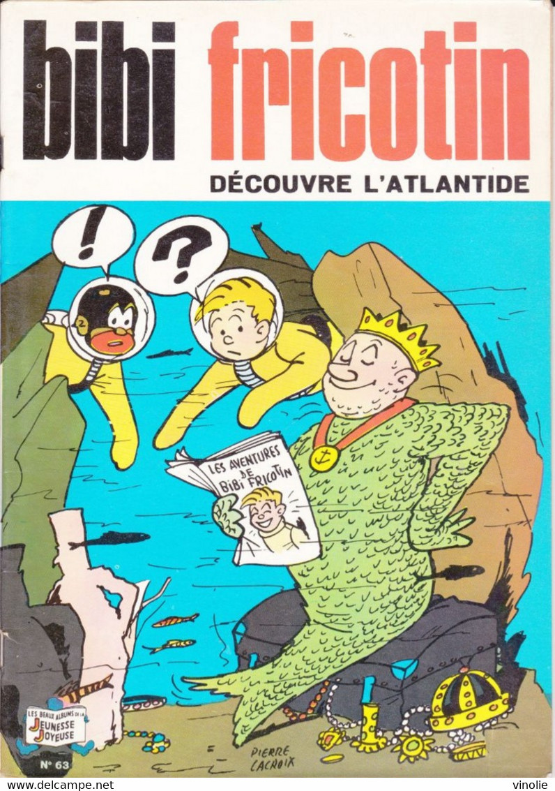 PIE.21-TPL-043. BD. BIBI FRICOTAIN DECOUVRE L'ATLANTIDE - Bibi Fricotin