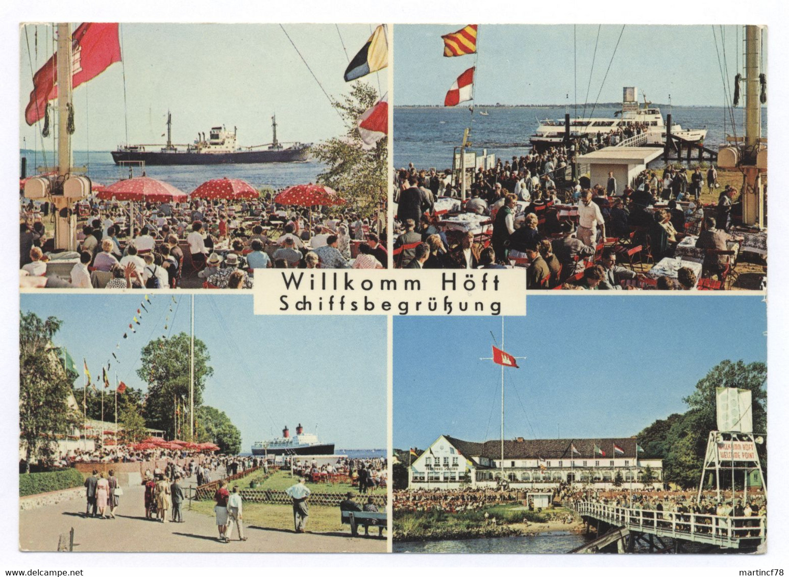 2000 Willkomm Höft Schiffsbegrüßung Wedel In Holstein Schulauer Fährhaus Gel. 1967 Hamburg - Wedel