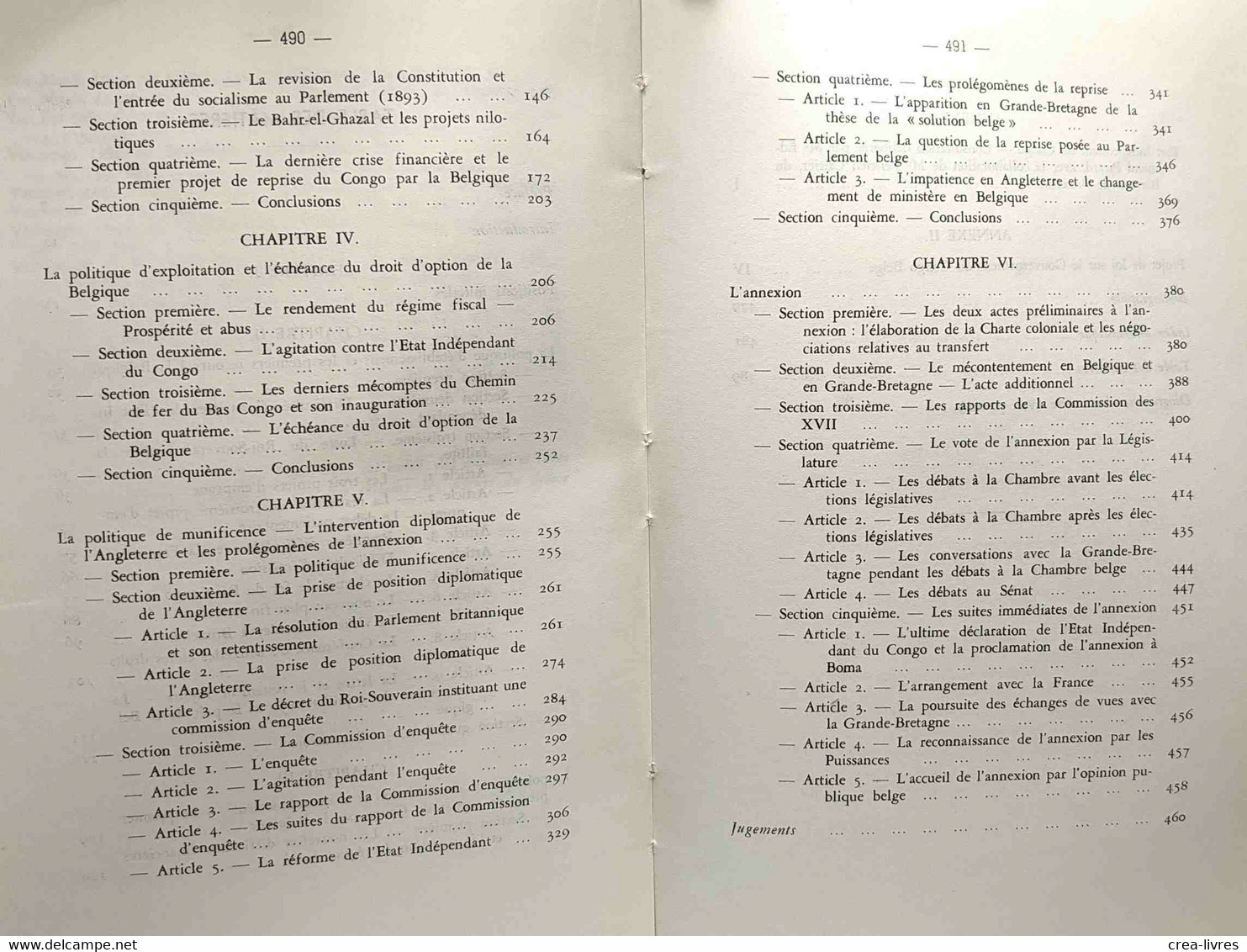 La Reprise Du Congo Par La Belgique - Essai D'histoire Parlementaire Et Diplomatique - Exemplaire N°1264 - Storia