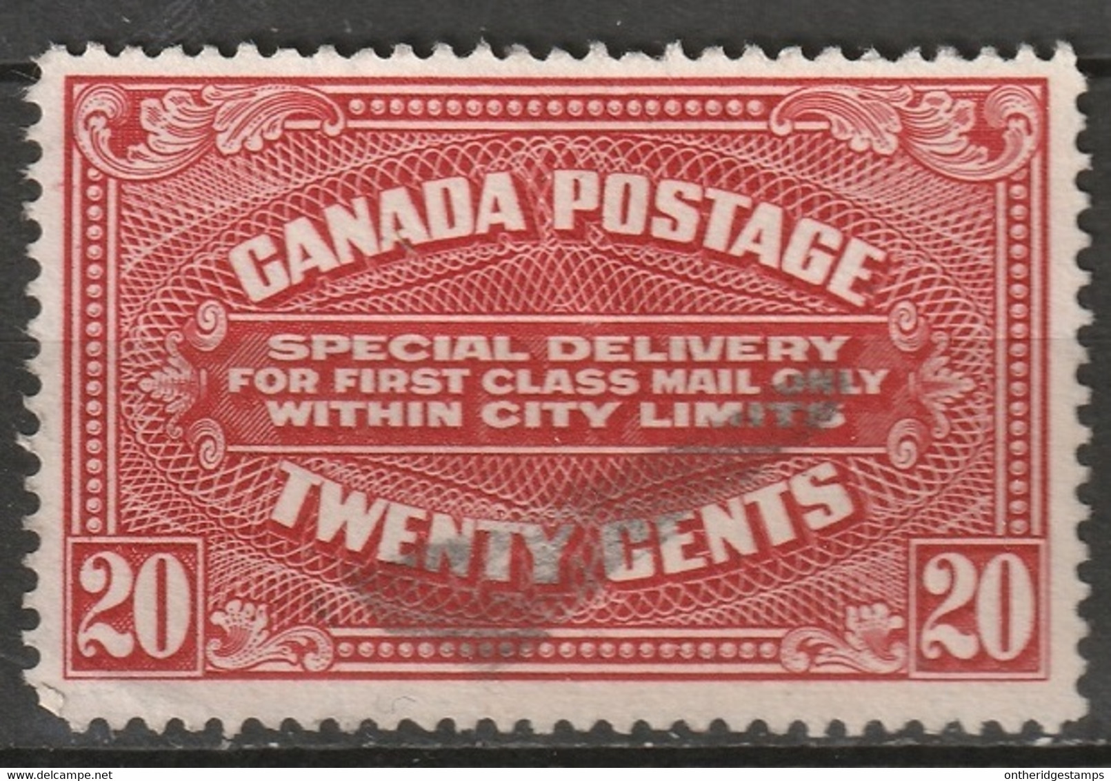 Canada 1922 Sc E2  Special Delivery Used - Eilbriefmarken