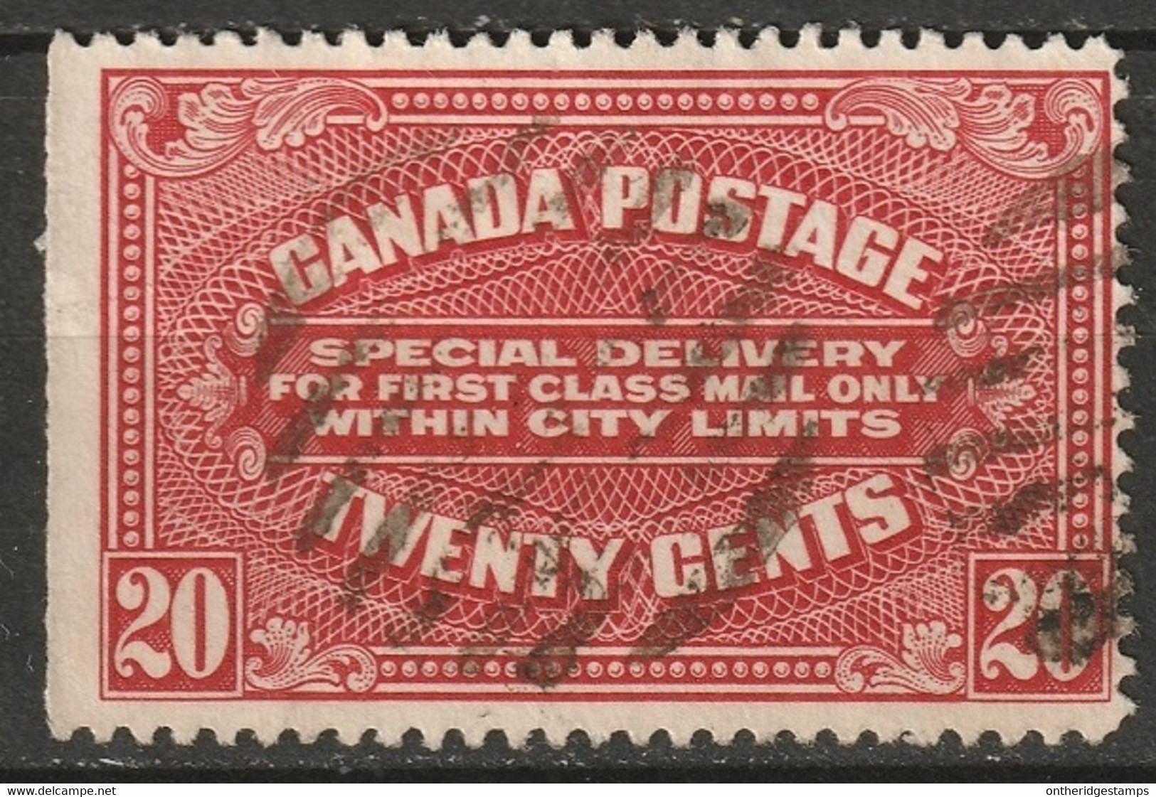 Canada 1922 Sc E2a  Special Delivery Used - Exprès