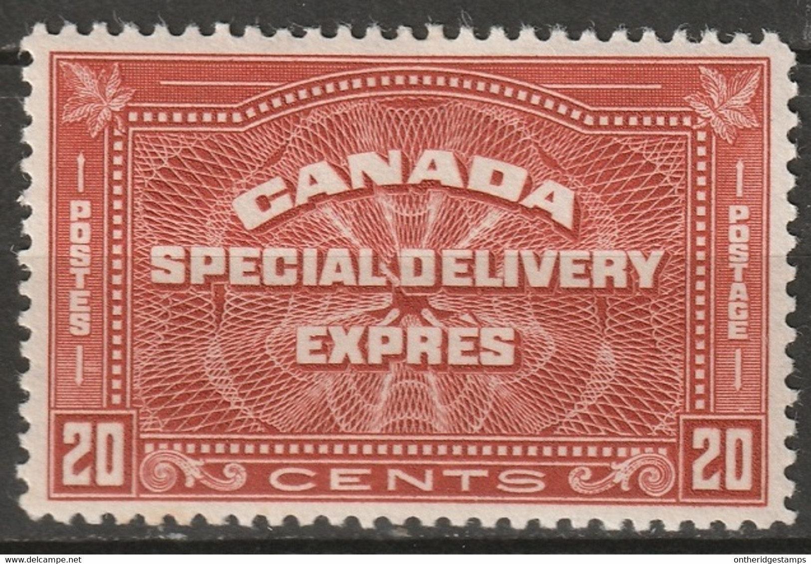 Canada 1932 Sc E5  Special Delivery MLH* - Eilbriefmarken