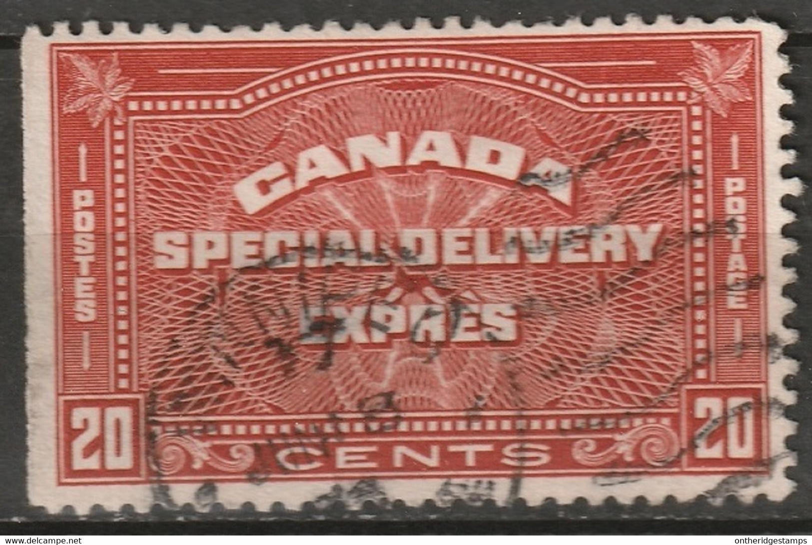 Canada 1932 Sc E5  Special Delivery Used Winnipeg MB CDS - Exprès