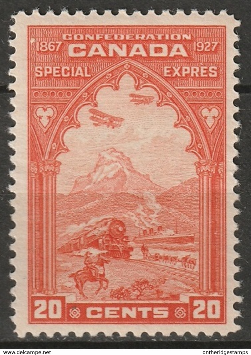 Canada 1922 Sc E3  Special Delivery MLH* Some Disturbed Gum - Exprès