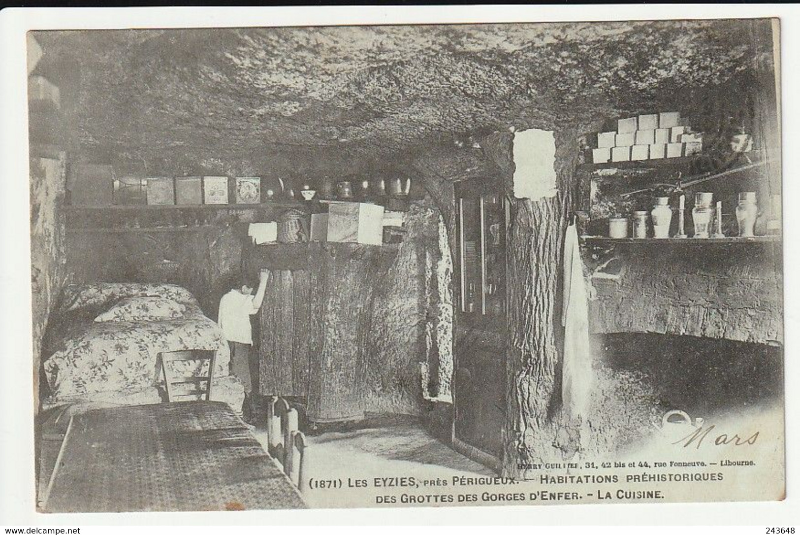 Les Eyzies Grotte Des Gorges D'enfer La Cuisine - Andere & Zonder Classificatie