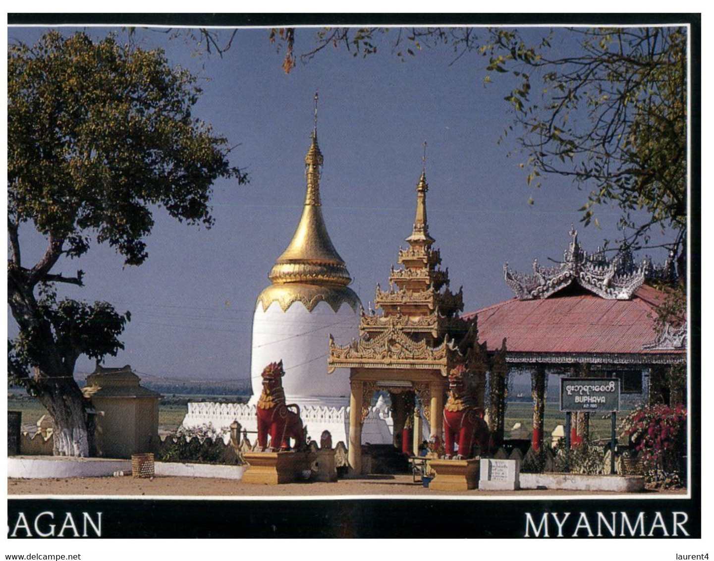 (SS 20) Myanmar Posted To Australia - Bagan Religious Temples - Buddismo