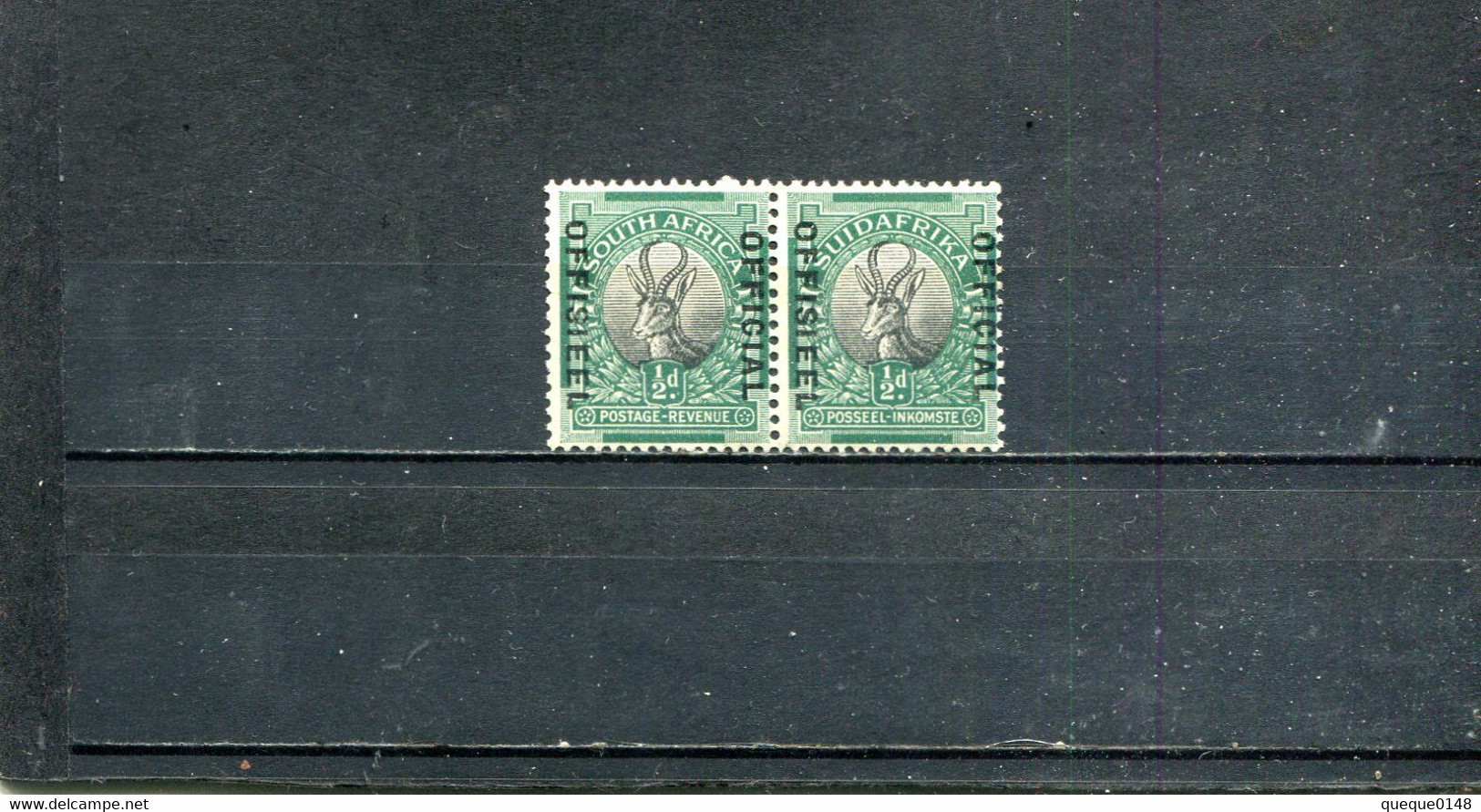 Union Sud-Africaine 1926-27 Yt 2 Et 5 Se Tenant * - Dienstmarken