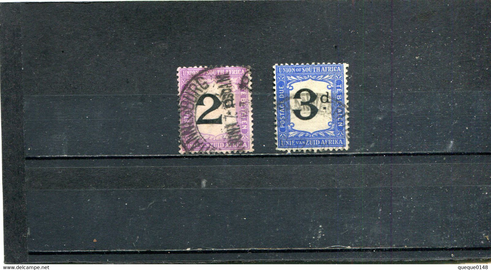 Union Sud-Africaine 1914-15 Yt 3-4 - Timbres-taxe