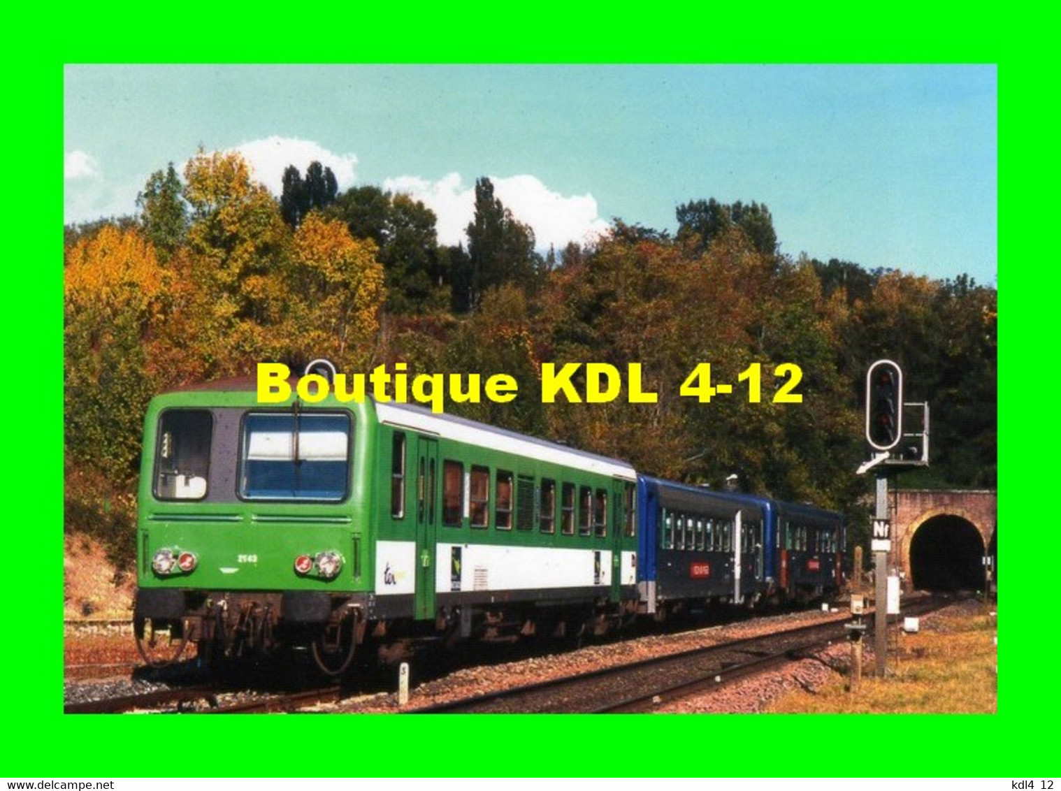 ACACF 374 - Autorail X 2143 Quittant La Gare - MONTASTRUC LA CONSEILLERE - Haute Garonne - SNCF - Montastruc-la-Conseillère
