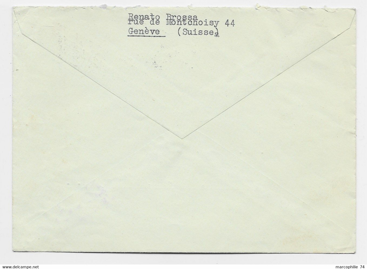 HELVETIA SUISSE LETTRE GENEVE 1 1942 POUR LE MANS FRANCE GRIFFE REFOULE PARI BUREAU POSTAL LYON GARE FRANCE OCCUPEE BALE - Abstempelungen