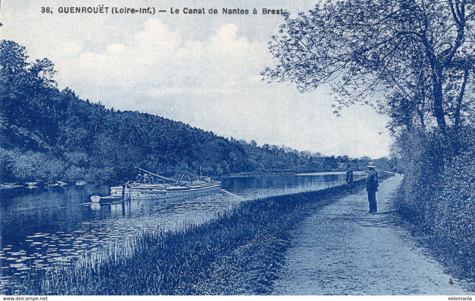 7467 Cpa 44 Guenrouët - Le Canal De Nantes à Brest - Guenrouet