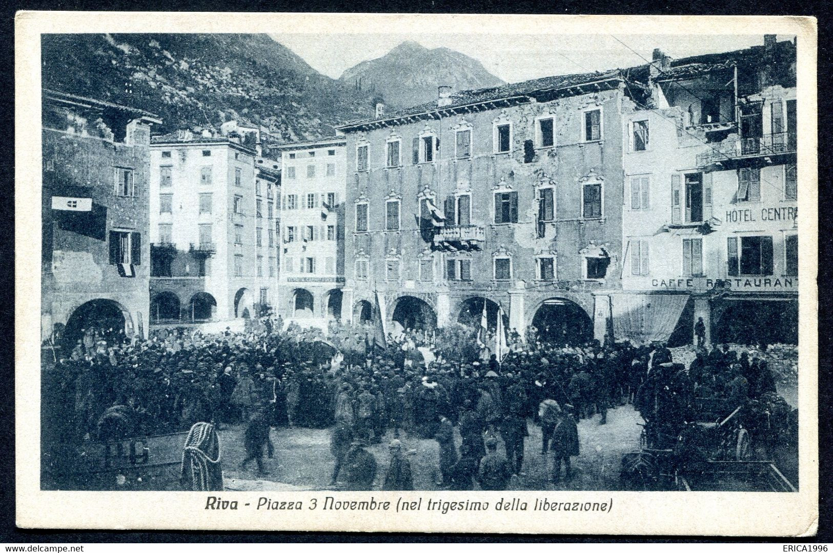 CV3714 RIVA (Trento TN) Piazza 3 Novembre (nel Trigesimo Della Liberazione), FP, Non Viaggiata, Ottime Condizioni - Trento