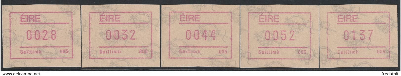 IRLANDE - Timbres Distributeurs / FRAMA  ATM - N°4** (1992) Gaillimh 005 - Vignettes D'affranchissement (Frama)