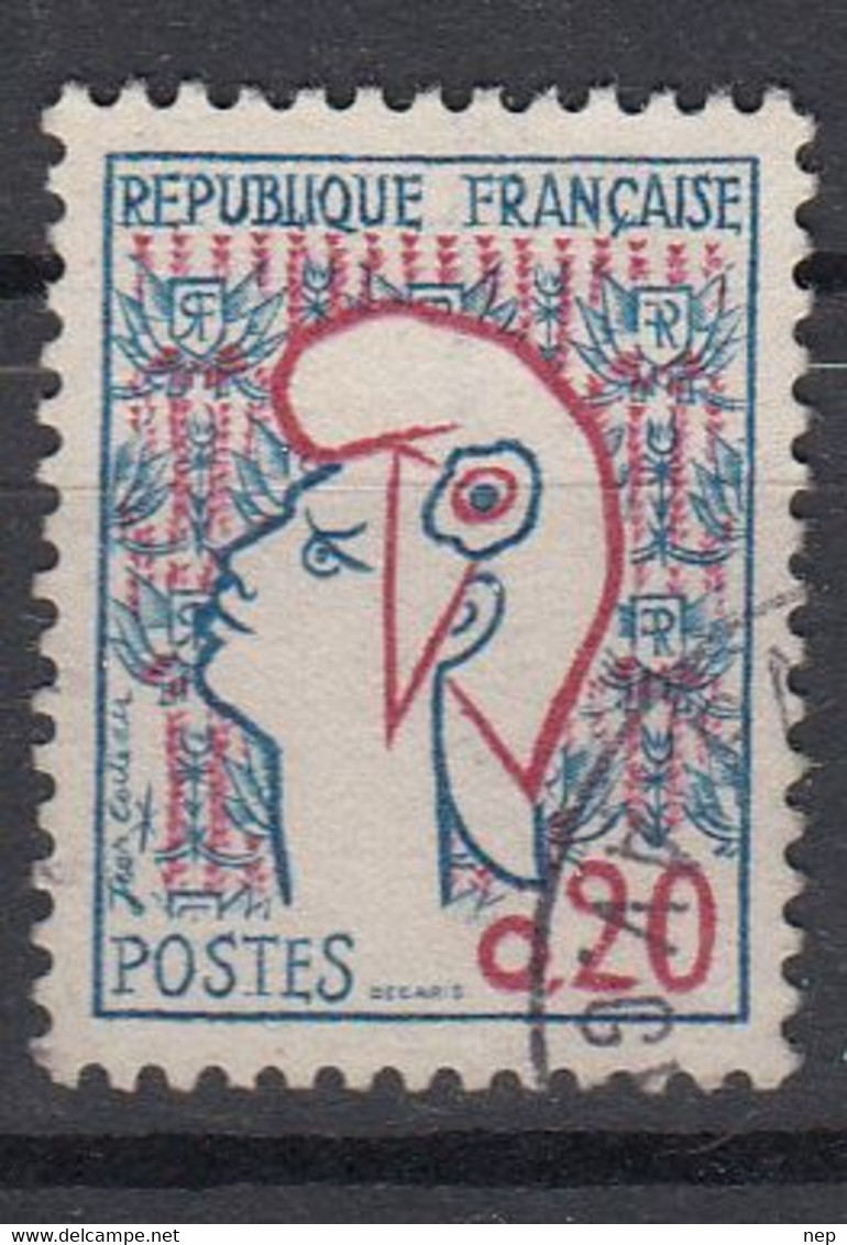 FRANKRIJK - Michel - 1961 - Nr 1335 - Gest/Obl/Us - 1961 Marianne (Cocteau)