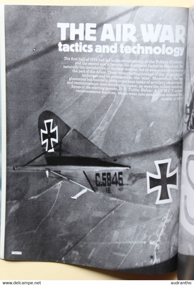 Revue De 1972 The First War Planes Purnell's History Of The World War WW1 Guerre 14-18 Aviation Militaire - Englisch