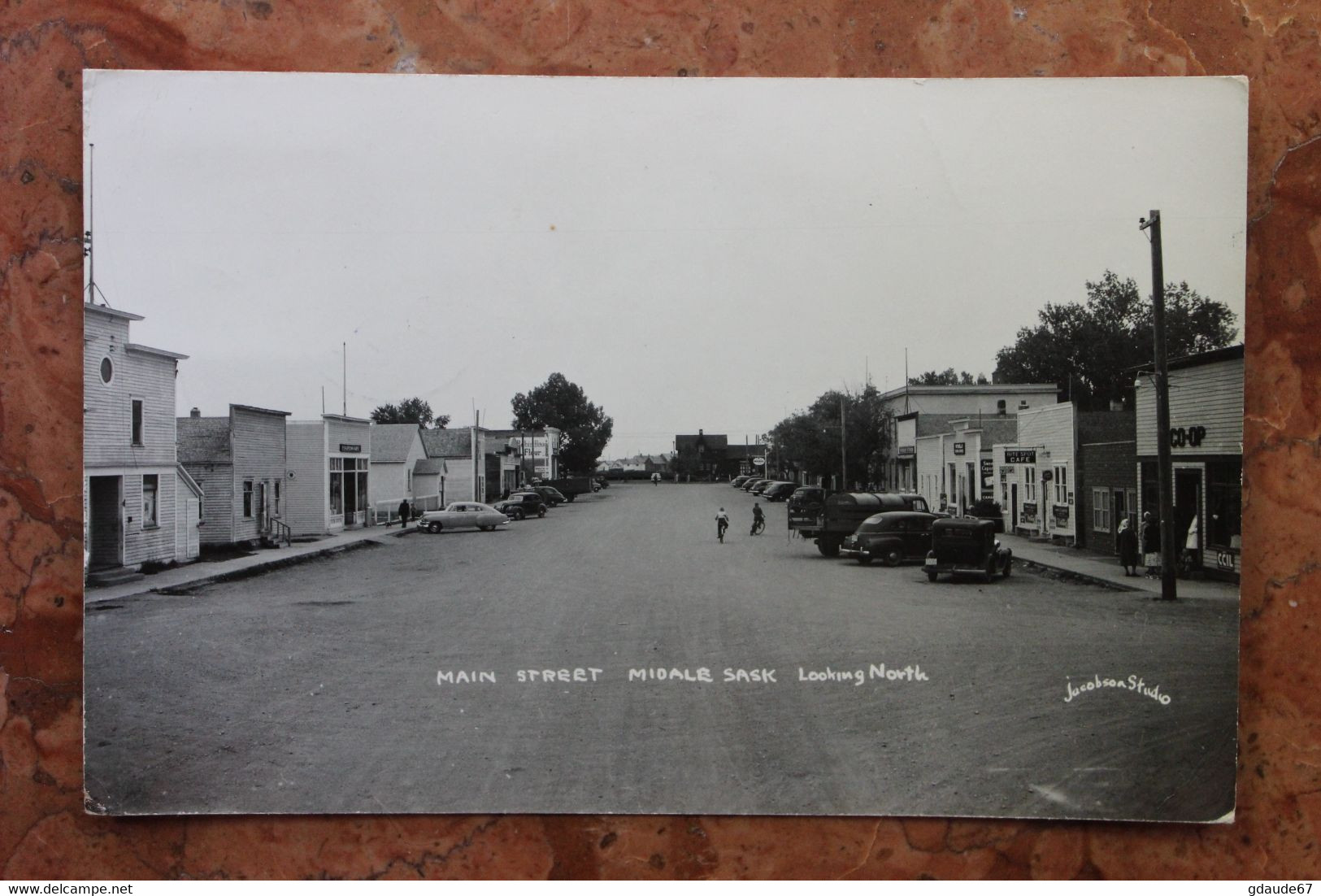 MAIN STREET - MIDALE SASK - LOOKING NORTH - Andere & Zonder Classificatie