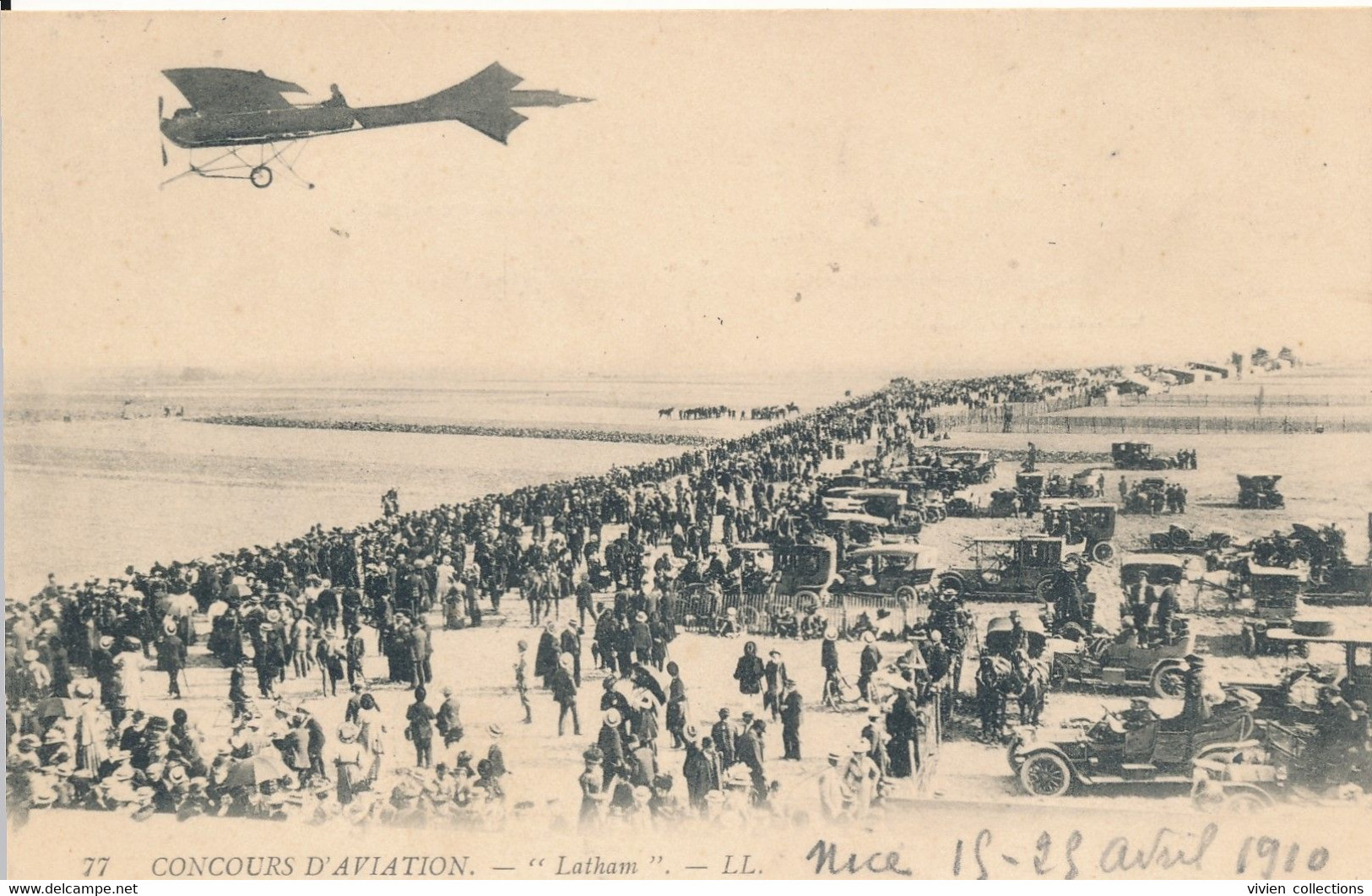 Nice (06 - Alpes Maritimes) Concours D'aviation Latham 15 - 25 Avril 1910 - Marchés, Fêtes