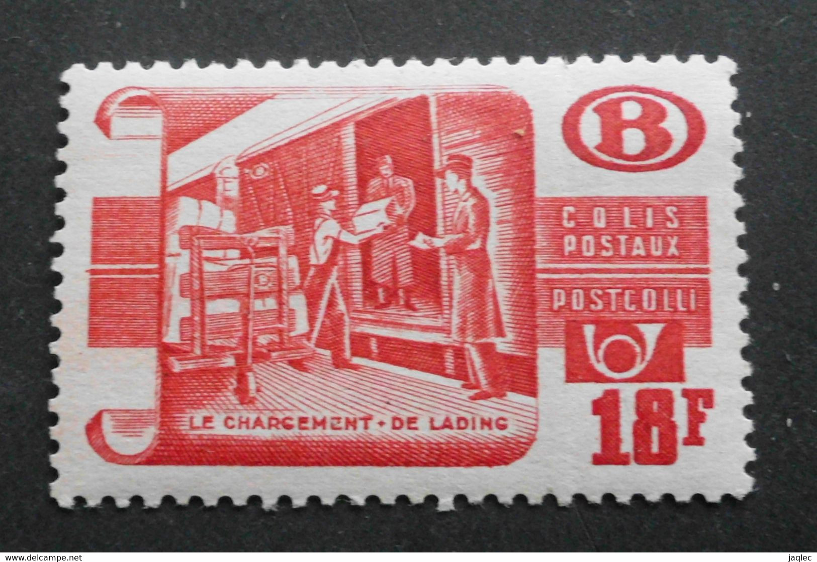 1950-52 : Cob TR328* 18F  Rouge (Légère Trace De Charnière D7 ) Voir Verso - Sonstige & Ohne Zuordnung