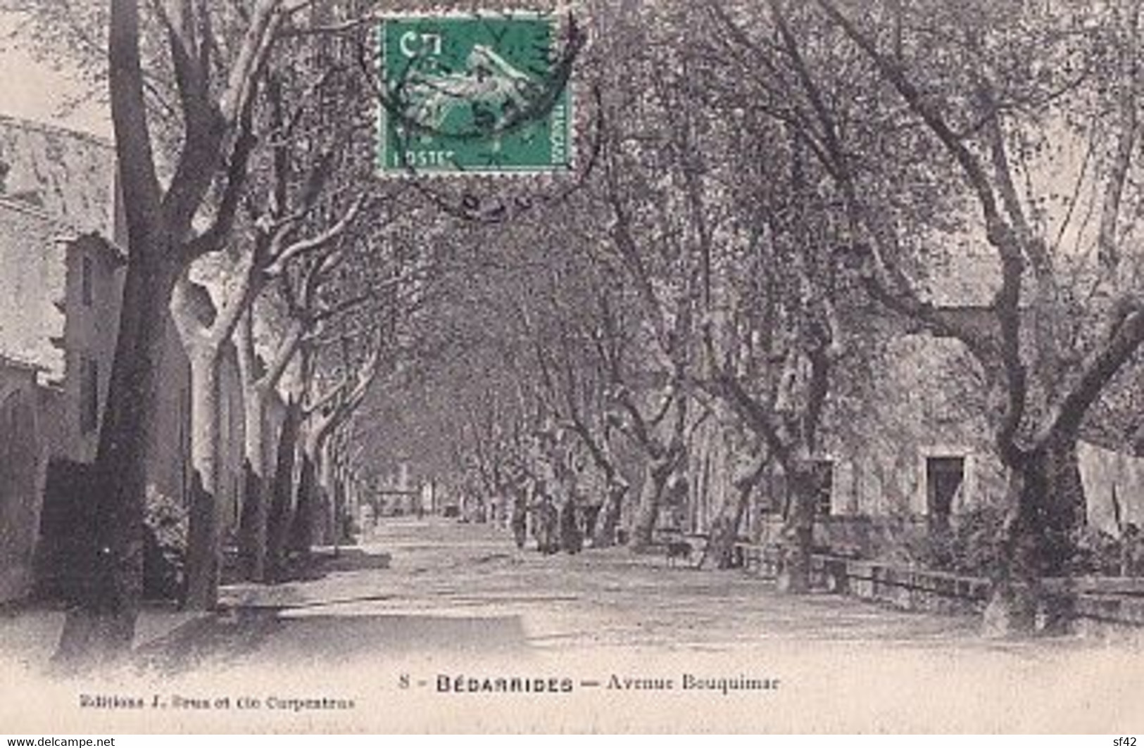 BEDARRIDES                        AVENUE BOUQUIMAR - Bedarrides