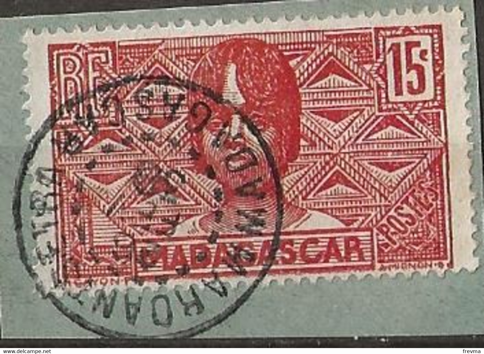Timbre Madagacar Belle Obliteration Maroantsetra - Used Stamps