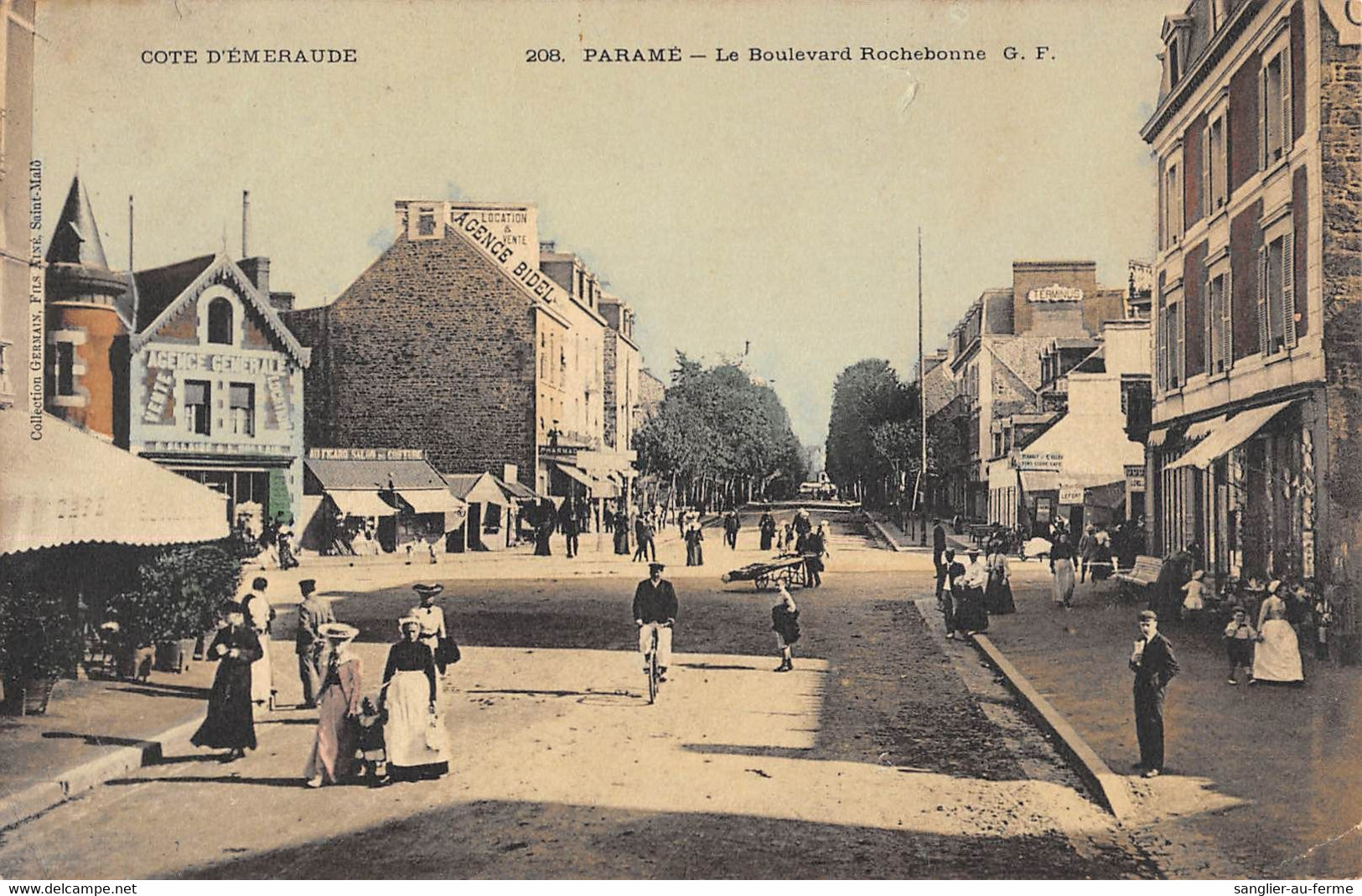 CPA 35 PARAME LE BOULEVARD ROCHEBONNE - Parame